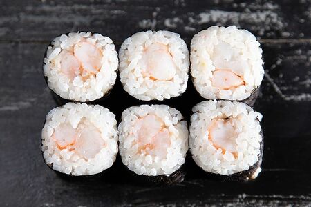 Хосомаки с креветкой