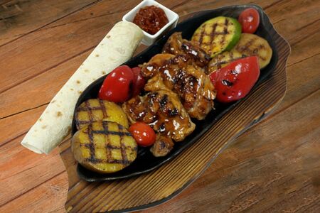 Гриль сет с курицей