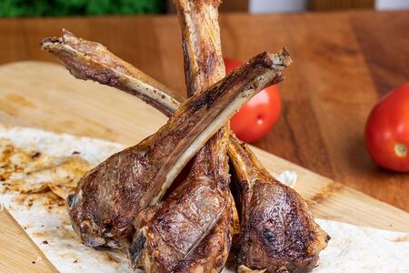 Шашлык из бараньей корейки