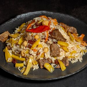 Плов узбекский с говядиной