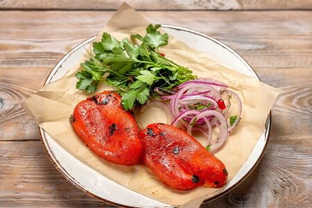 Перец болгарский на мангале