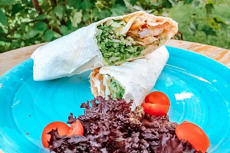 Шаурма с морепродуктами