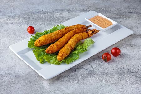 Креветки темпура