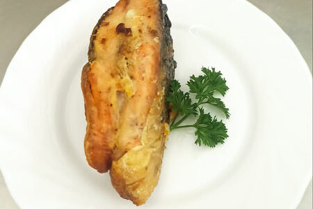 Горбуша жареная