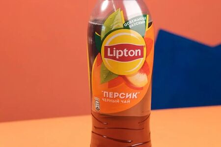 Липтон Черный чай Персик
