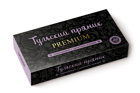 Тульский пряник Premium лавандовый с цукатами инжира