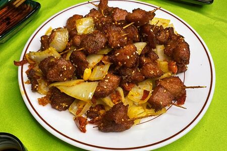 Шашлык на шпажках 