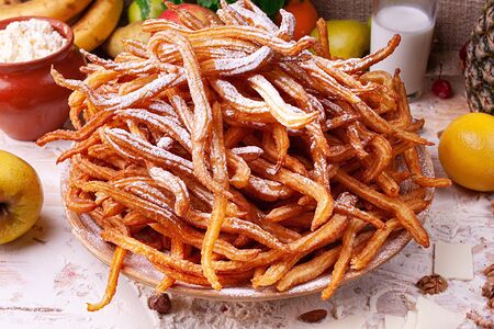 Чуррос из заварного теста