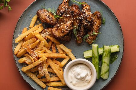 Куриные крылышки барбекю