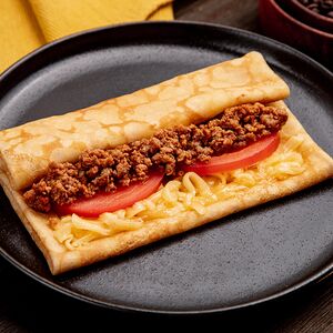 Мясной сытный блин