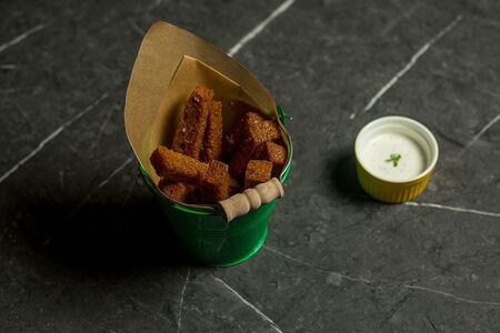 Гренки бородинские