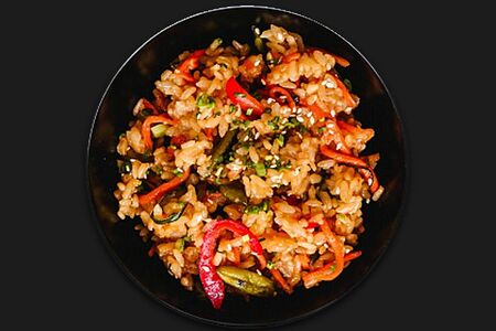 Основа рис с овощами для Вок