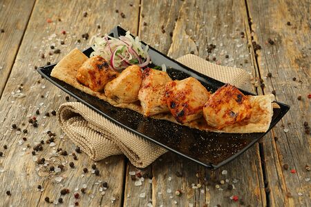 Шашлык из куриного филе