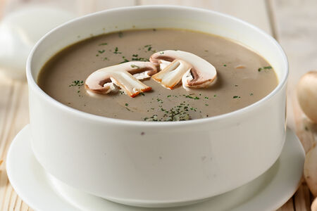 Сливочно-грибной суп