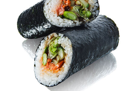 Суширрито с лососем