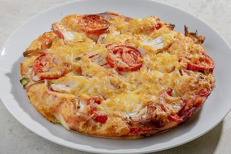 Пицца с крабовыми палочками