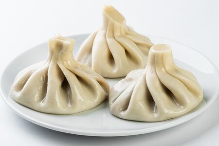 Хинкали из баранины с тархуном