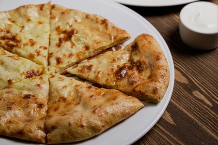 Лепешка с сыром моцарелла