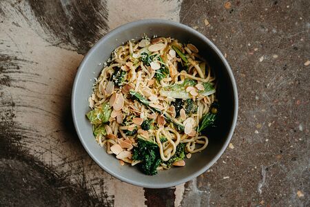 Зеленая лапша