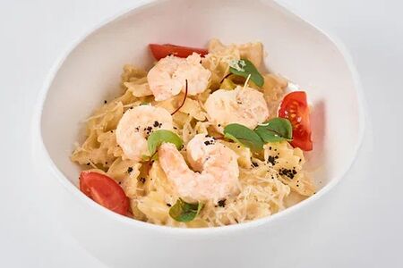 Паста с креветками