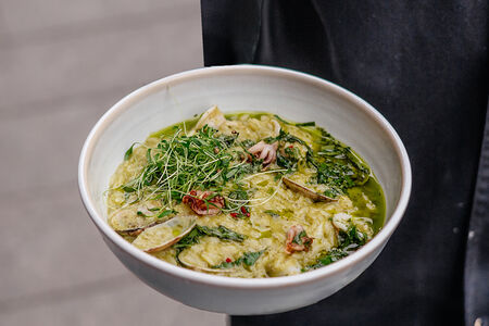 Орзо с морепродуктами