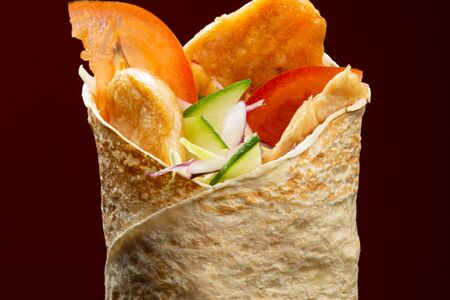 Шаурма куриная в обычном лаваше