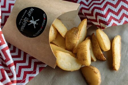 Картофель фри по-деревенски