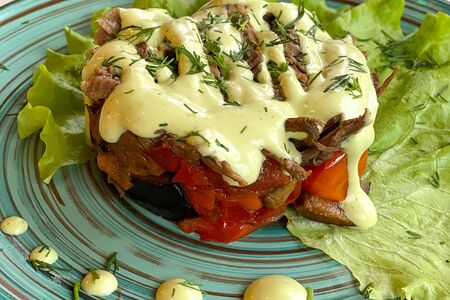 Салат из запеченных овощей