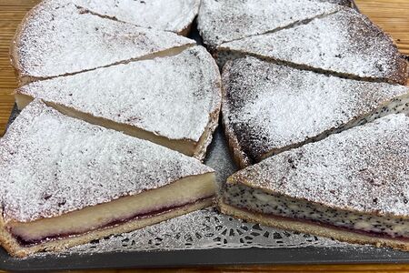 Чизкейк творожный с маком