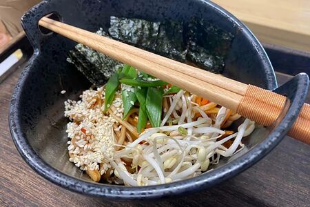 Овощи в перечном соусе