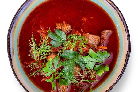 Борщ с говядиной от шеф-повара