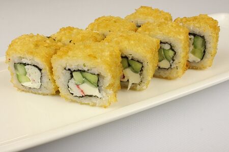 Жареный со снежным крабом