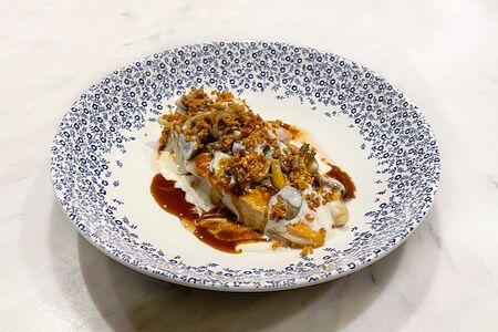 Куриная грудка с грибами