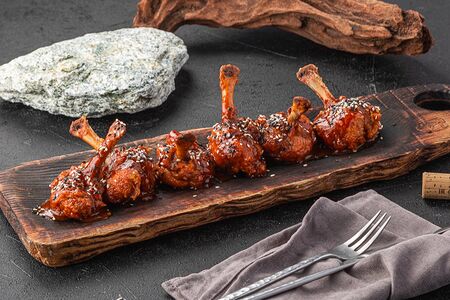Крылышки куриные в соусе BBQ