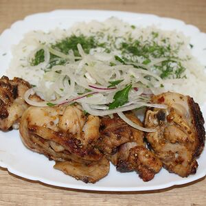 Куриный шашлык без гарнира
