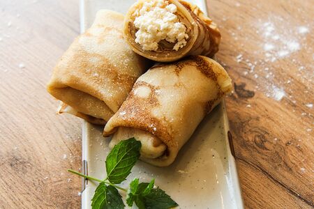 Блин с фермерским творогом