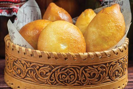 Тарелка с пирожками