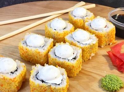 Ролл цезарь шримп