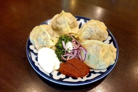 Манты узбекские с говядиной 