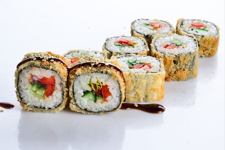 Теплый ролл Овощной