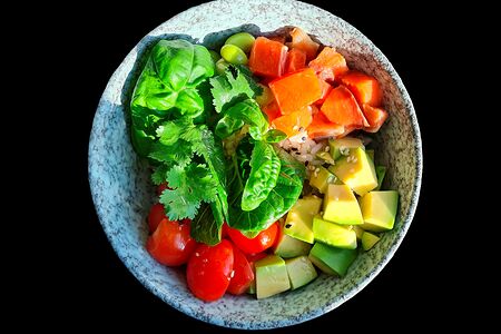 Поке с форелью