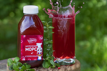 Морс клюквенный собственного производства
