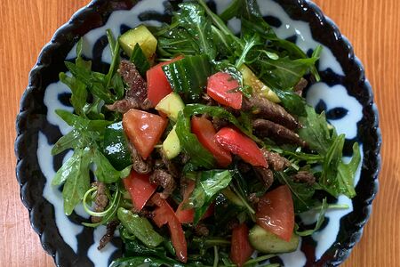 Салат с говядиной