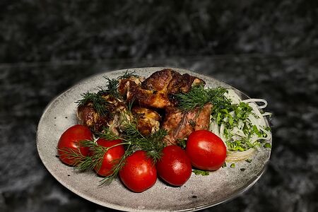 Шашлык из cвинoй шеи