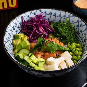 Боул с лососем