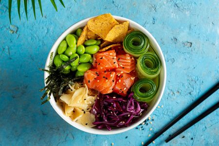 Поке с лососем