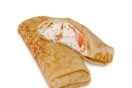 Блинчики с лососем и сыром M