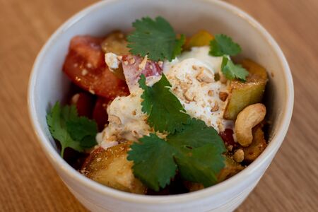 Хрустящие баклажаны со страчателлой