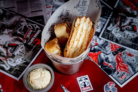 Хрустящая чиабатта с кукурузным кремом