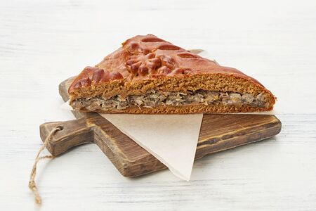 Пирог Грибной на ржаном тесте